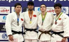 Спортсмены СДЮШОР завоевали медали чемпионата Кыргызстана по дзюдо