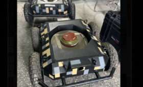 В Кыргызстане протестирован первый отечественный наземный робот-камикадзе