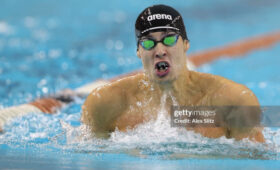 Все три заплыва Дениса Петрашова на турнире в США. Видео