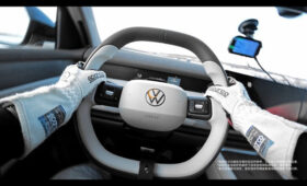 Большой кроссовер Volkswagen ID.Era 9X: засвечен интерьер