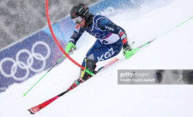 Зимняя Олимпиада: Тимур Шакиров не смог финишировать в первой попытке в слаломе