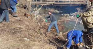 В Кара-Суйском районе очищают оросительные каналы