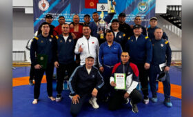 Сборная команда Внутренних войск МВД заняла первое место на турнире по самбо в городе Манас