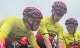 Велокоманда из Кыргызстана провела свою первую гонку в Европе