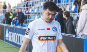 Очередной гол Гулжигита Алыкулова в чемпионате Беларуси. Видео