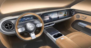 Большой лифтбек smart #6: показан интерьер