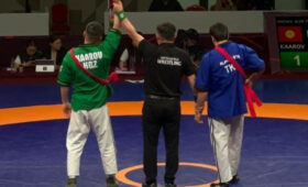 Пограничники Кыргызстана завоевали золото на Чемпионате Азии по алыш күрөш и получили путевку на ВИК