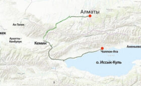 Проект новой автодороги из Алматы на Иссык-Куль поставлен на паузу