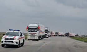 Гуманитарный караван Кыргызстана прибыл к границе Ирана