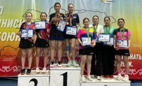 В городе Манас прошел лично-командный чемпионат Кыргызстана по настольному теннису. Результаты