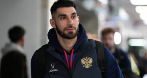 Сборная России прилетела в Бишкек на товарищеские матчи. Фото