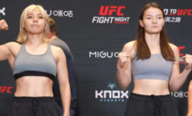 Road to UFC: Токтогонова и Абдуева встретились с соперницами лицом к лицу. Видео