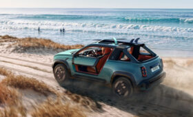 Тепло и ещё теплее: кроссовер Renault 4 превратился в пляжный автомобиль JP4x4