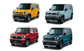 Кроссовер Suzuki Hustler и его «внедорожная» версия Tough Wild пережили скромный рестайлинг
