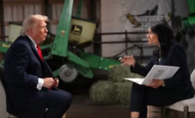 Президент США назвал тупой журналистку телеканала NBC в прямом эфире