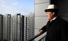 В родном селе Садыра Жапарова начали строить многоэтажки по госипотеке