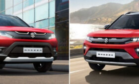Бюджетный кроссовер Suzuki Brezza обрёл новую технику после рестайлинга