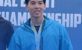 Артур Сапарбеков выиграл бронзу чемпионата Азии по летнему биатлону