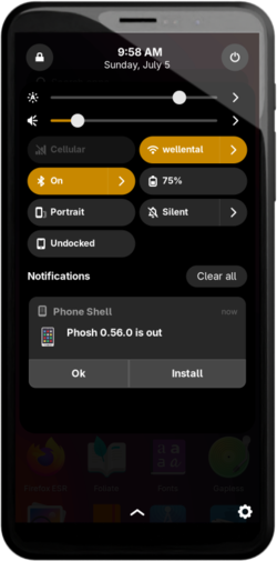 Выпуск Phosh 0.56.0, GNOME-окружения для смартфонов