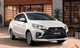 Бюджетный седан Mitsubishi Attrage стал чуть агрессивнее после рестайлинга