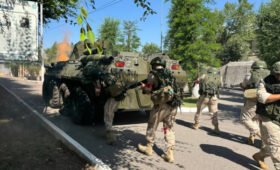 На авиабазе «Кант» прошла тренировка по отражению атаки условных боевиков