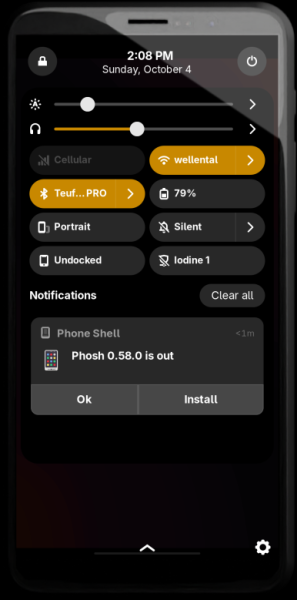 Выпуск Phosh 0.58, GNOME-окружения для смартфонов