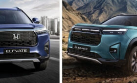 Недорогой кроссовер Honda Elevate, он же WR-V, стал чуть богаче после рестайлинга